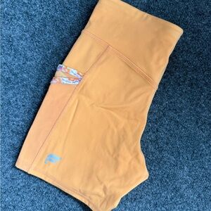 Fabletics Creamsicle Biker Shorts